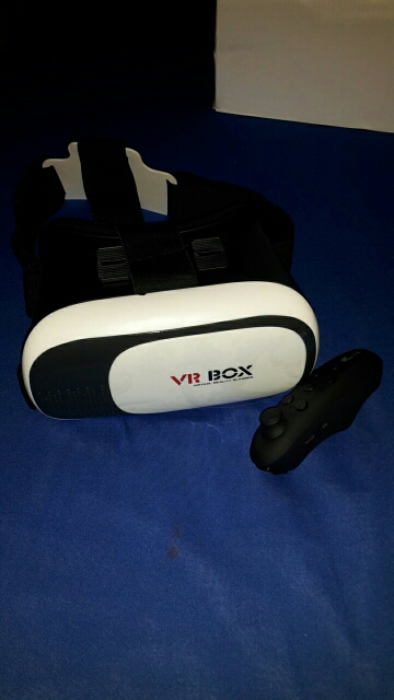 VR BOX 2.0 II Headset Cardboard HeadMount Virtual Reality 3D Glasses 360 Helmet for 4-6' Mobile + Bluetooth Remote Controller