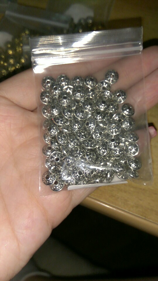 3 Colors 100Pcs Mixed  Tibetan Silver Spacer Beads Fashion  DIY Beads For Jewelry Making Bracelet