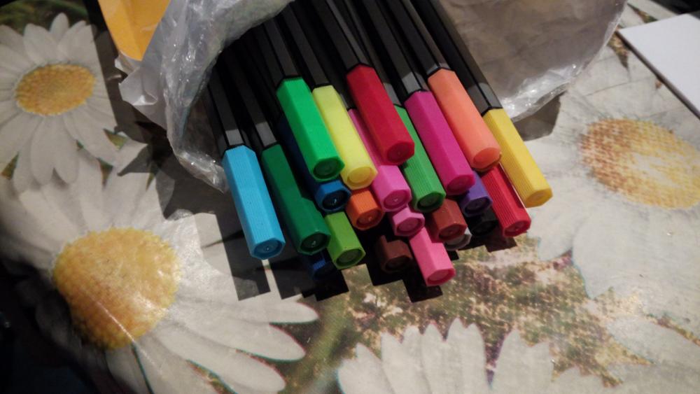 0.4 Mm 24 Colors Fineliner Pens Marco Super Fine Draw (not Stabilo Point 88) Marker Pen Water Based Assorted Ink No-tox Material