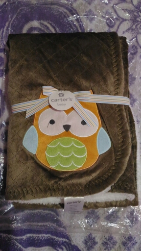 fashion carters Europe Baby children's rabbit owl car flower Pattern blanket cartoon Be hold Air conditioning Knee blanket