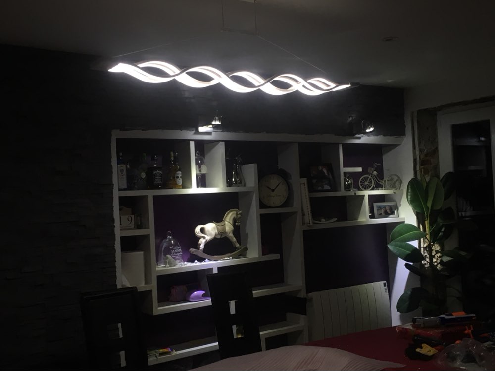 New Creative modern LED pendant lights Kitchen acrylic+metal suspension hanging ceiling lamp for dinning room lamparas colgantes