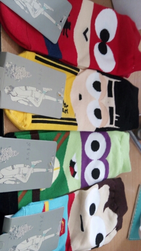 14PCS=7pairs 42, 43, 44 MARVEL Iron Batman Superman SpiderMan Captain America cartoon ankle funny socks calcetines  chaussette