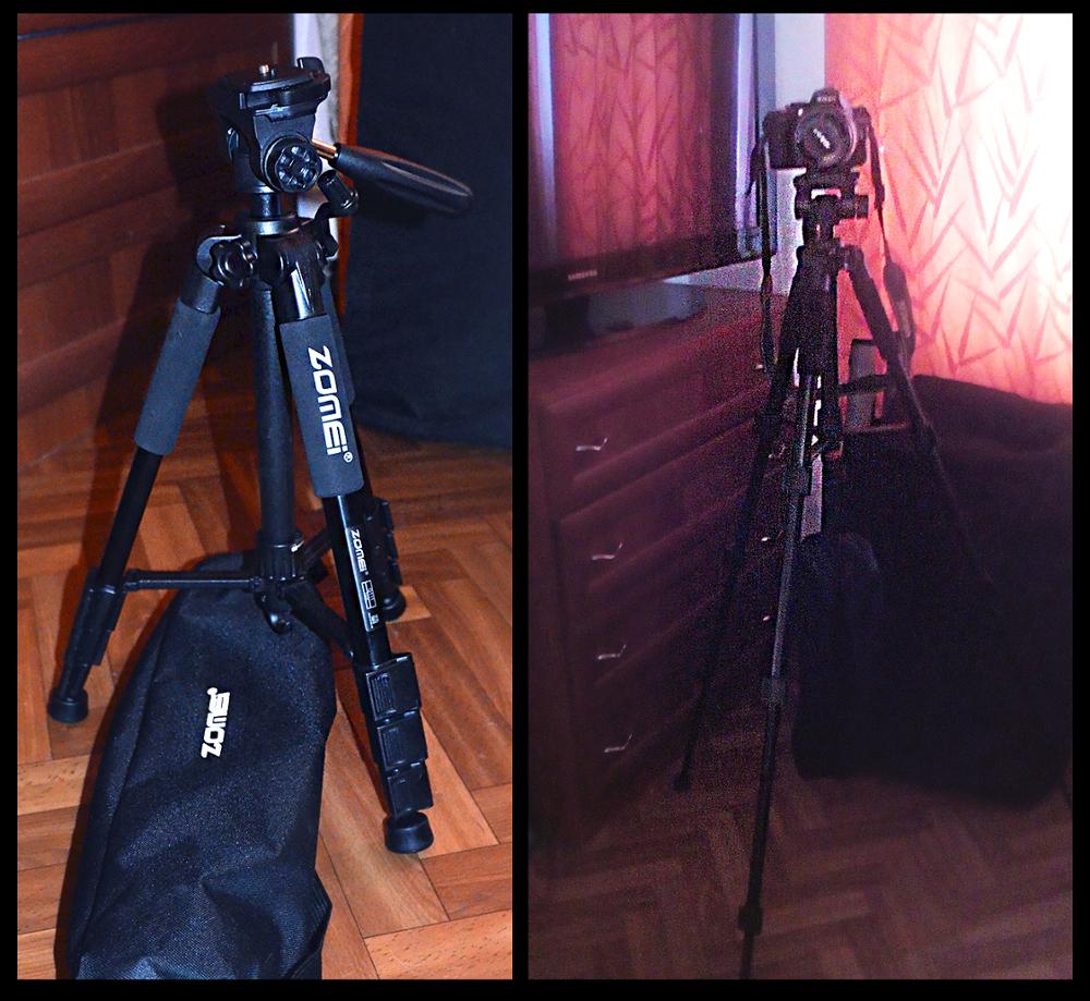 New Zomei Q111 Professional Aluminium Tripod Camera Accessories Stand with Pan Head for Dslr