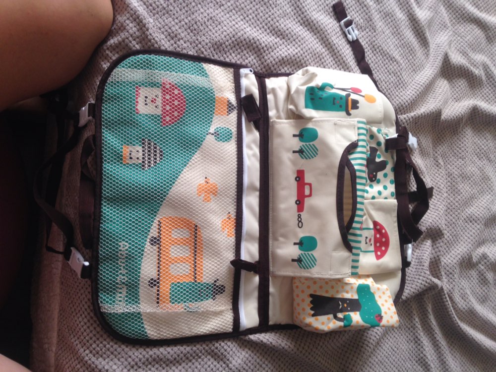 2016 High Quality Car Seat Organizer Rangement Holder Multi-Pocket Travel Storage Mummy bags lovely Cartoon Styling Hanging Bag