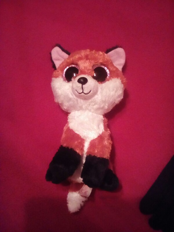 Original Ty Beanie Boos Big Eyes Plush Toy Doll Fox TY Baby Kids Gift 10-15 cm Stuffed Animals WJ159