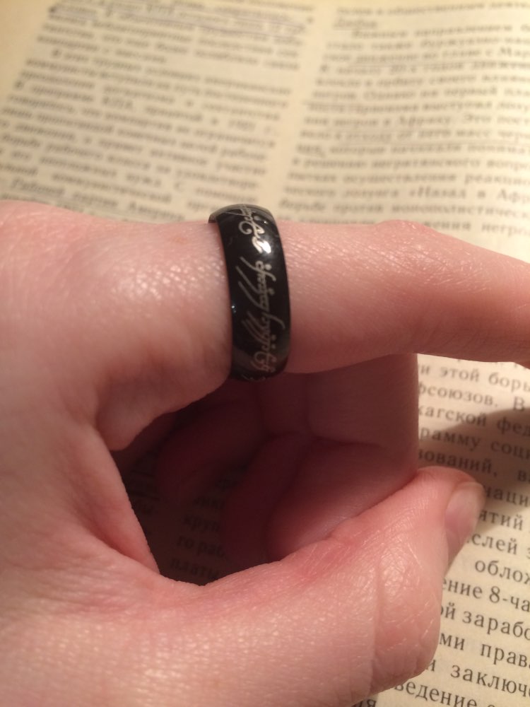 2016 Midi Ring Tungsten One Ring of Power Gold the Lord of Ring Lvers Women and Men Fashion Jewelry Wholesale Free Drop ship