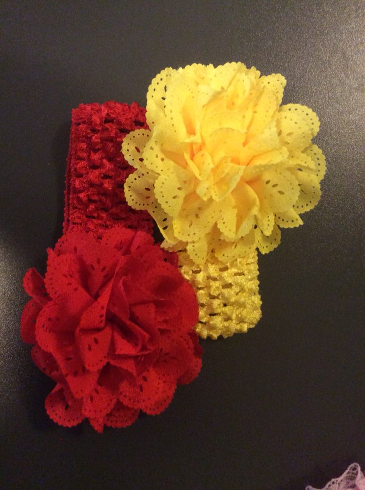 Delicate Hot! 2016 Baby Kids Girls Lace Flower Hairband Headband Dress Up Head band 1pc Ma11 xsxl wholesale