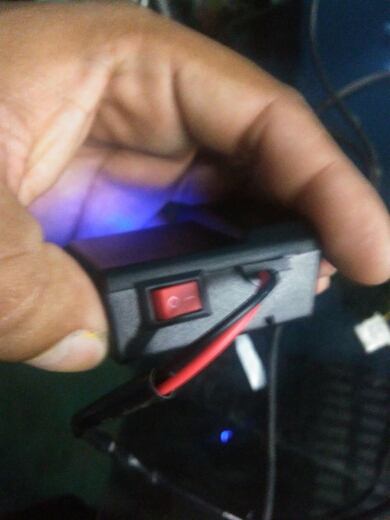 3.1A Motorcycle 2 in 1 dual USB port Phone charger and red led voltmeter  With waterproof cover Free Shipping
