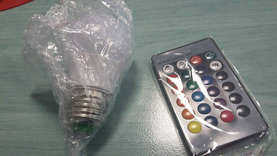 NEW E27 RGB LED Bulb 3W LED Lamp 110V 220V Mini High Power Lampada Colorful With Remote Controller