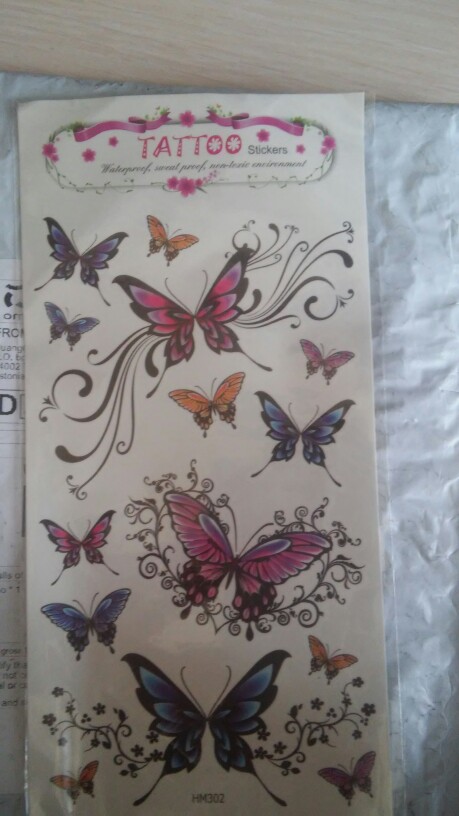 1pcSexy Colorful Flower Waterproof Temporary Tattoos Sleeve Women Removable Body Tattoo Stickers Henna Fake Tattoo Paste Pattern