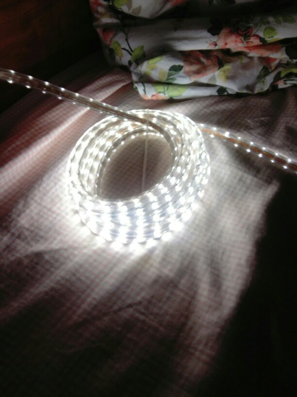 Waterproof SMD5050 led tape AC220V flexible led strip 60 leds/Meter outdoor garden lighting with EU plug