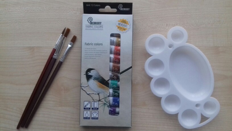 Memory Brand professional Textile Fabric Paint set Non Toxic Tube 12 Colors acrylic paint for artists free offer paint brush