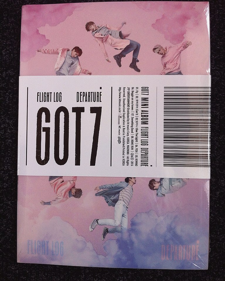 GOT7 5TH MINI ALBUM - FLIGHT LOG : DEPARTURE ( ROSE QUARTZ VERSION )  +  Release date 2016.03.22 Kpop