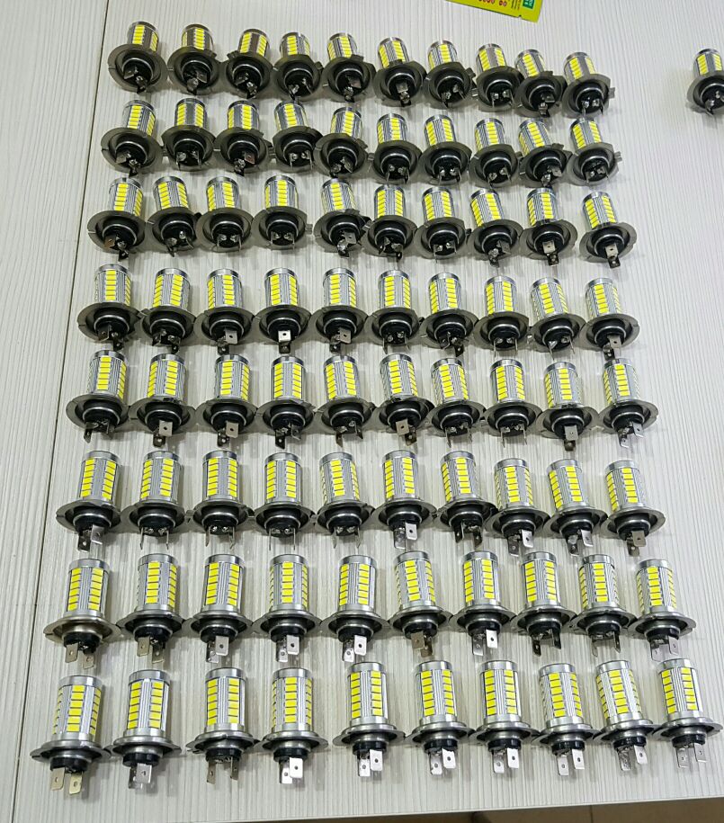 2016  H7 High Power LED Light for Samsung 5630 Chip 33 SMD Fog Light Headlight Driving DRL Car Light Auto Lamp Bulb Xenon White