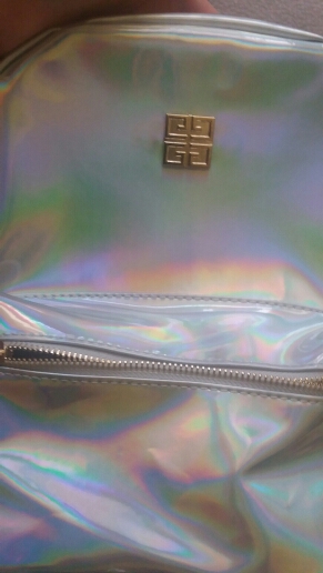 New Arrival Hologram Laser Backpack Girl School Bag Women Rainbow Colorful Metallic Silver Laser Holographic Backpack,MF1619