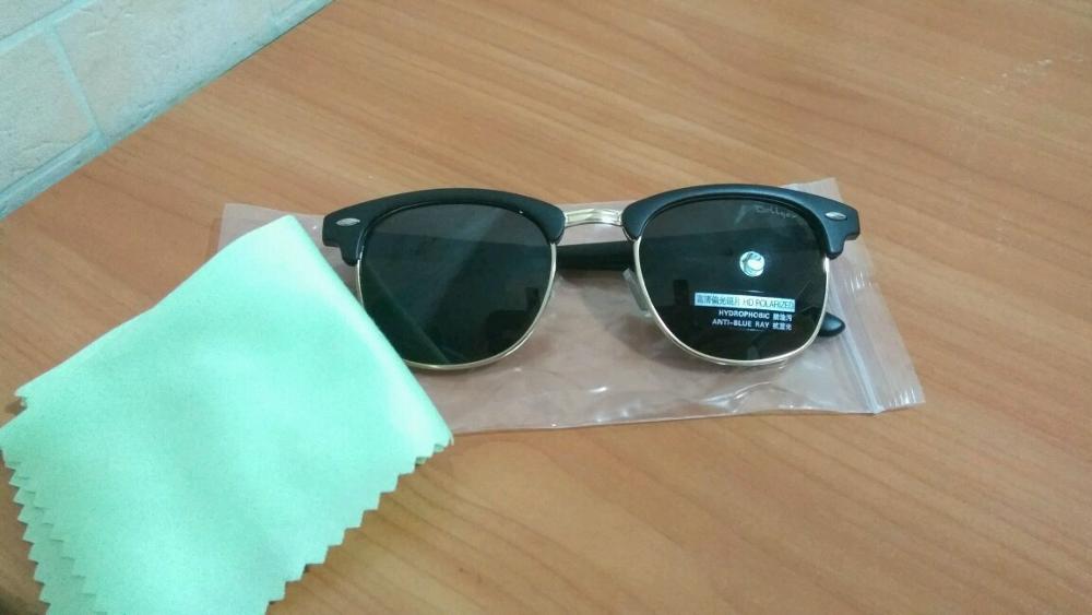 Dollger Polarized Sunglasses For Men Women Brand Designer Vintage Half Metal Classic Style Mens Womens Sun Glasses Gafas D0303