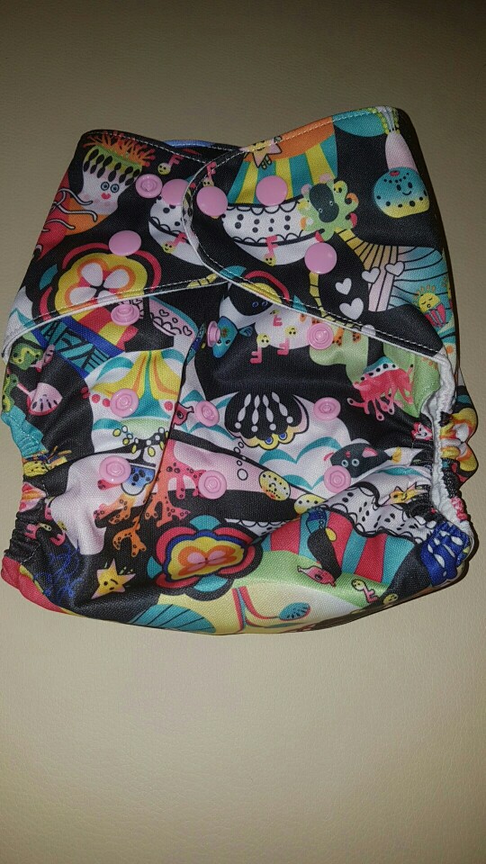 waterproof one size PUL baby pocket cloth diaper wholesale cover reusable sleepy diapers  double row snap suede cloth inner