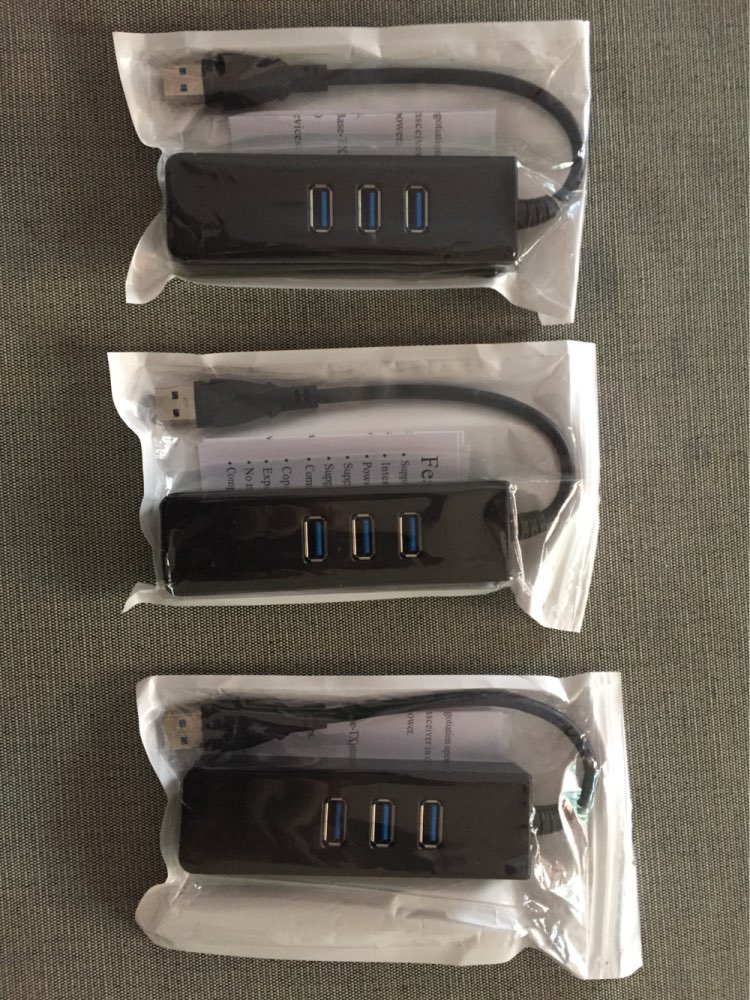 TKA High Speed 3 Ports USB 3.0 Hub 10/100/1000 Mbps To RJ45 Gigabit Ethernet LAN Wired Network Adapter Converter For Windows Mac