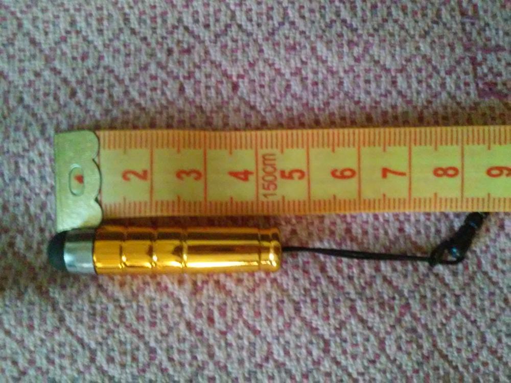 Factory price 1pcs Mini Fine Point Stylus Capacitive Touch Microfiber Stylus Pen Touch For ipad for iphone Gold  Z7