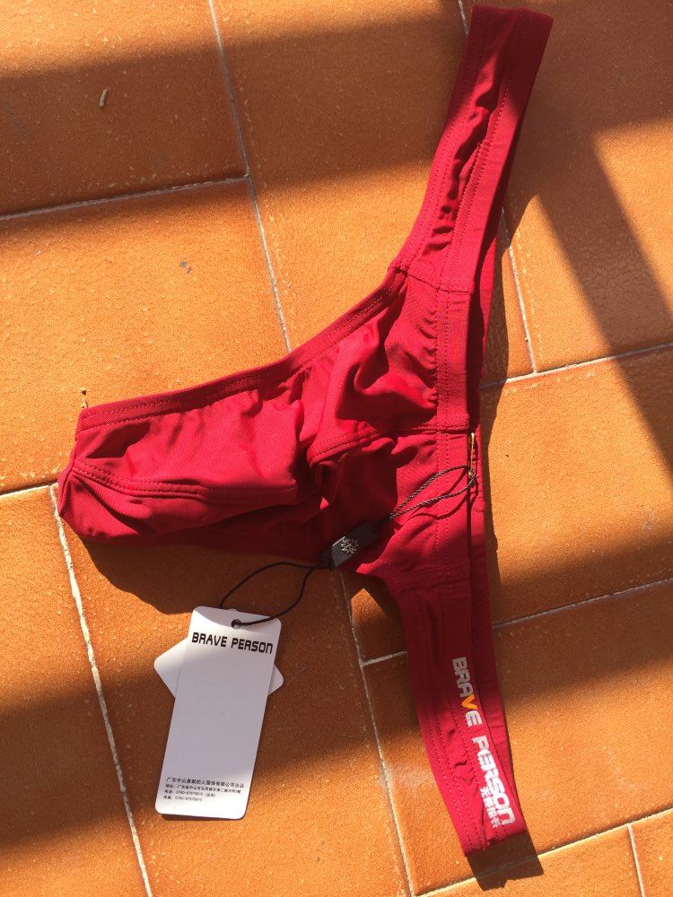 New Arrival brand underwear men sexy Briefs Bikini G-string Thongs Jockstrap men underwear Nylon T-back shorts BRAVE PERSON