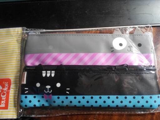 (1Pc/Sell) Kawaii Pencil Case Canvas School Supplies Bts Stationery Gift School Cute Pencil Box Pencilcase Pencil Bag