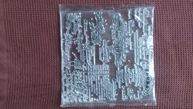 Scrapbooking Stamp transparent silicone seal clear stamp retro background handwritten text