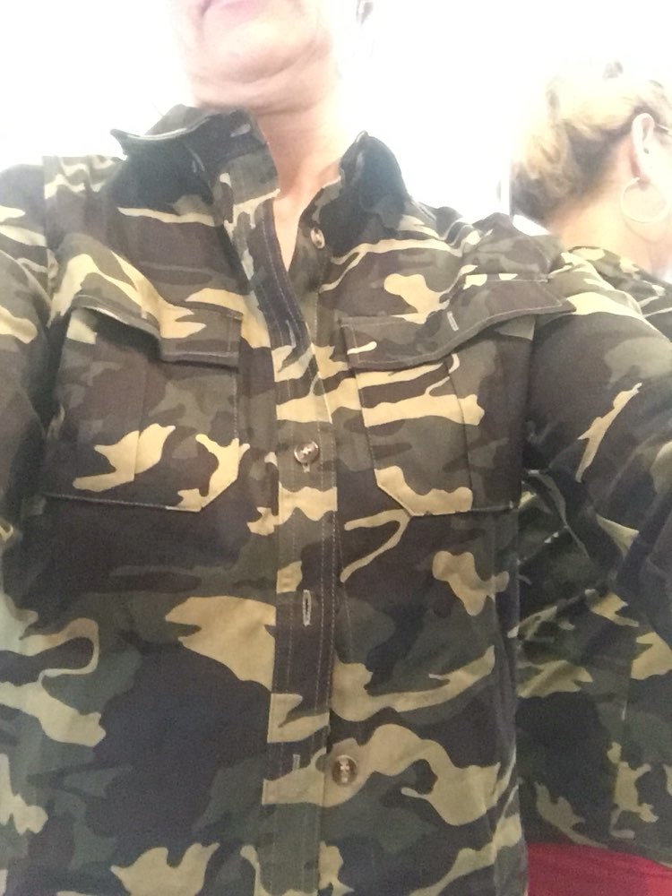 HYH HAOYIHUI 2016 Brand New Spring&Summer Casual Fashion Women Camouflage Jacket Sheath Disposition Outerwear Vogue Ladies Coat