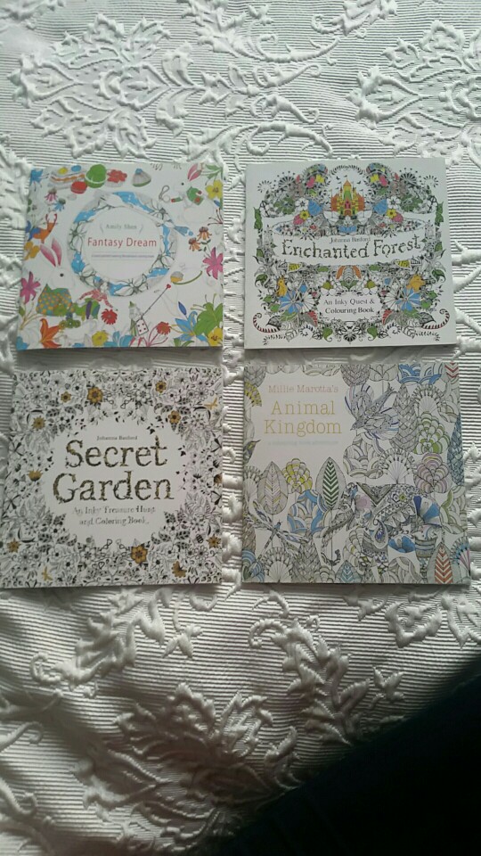 4 pcs  24 Pages Animal Kingdom English Edition Coloring Book for Children Adult Relieve Stress Kill Time Painting Drawing Books
