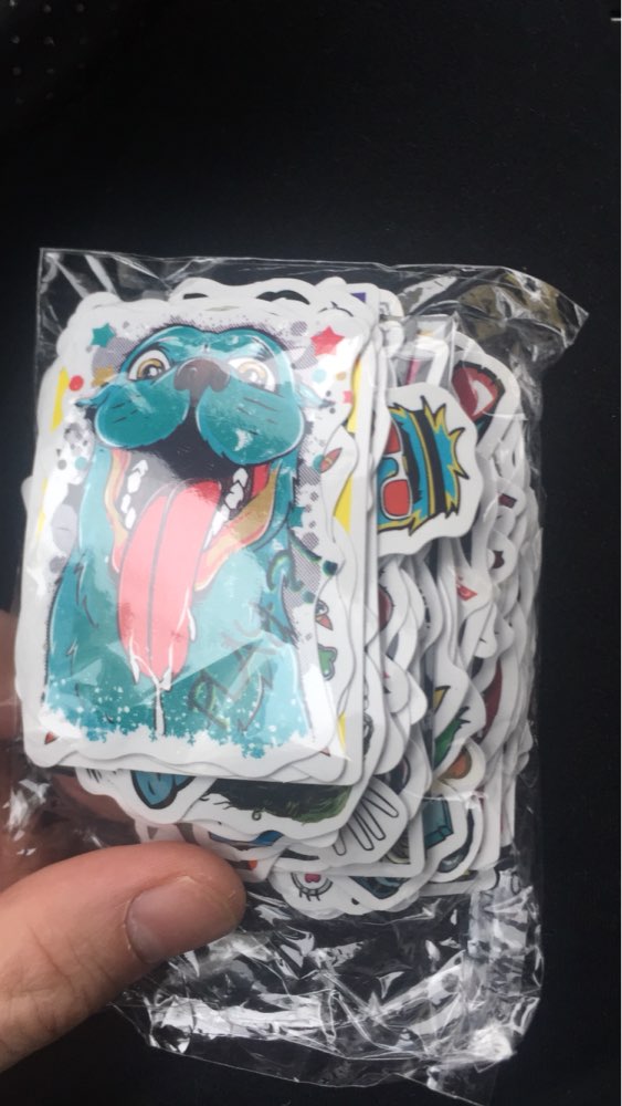 Fashion cool 50-100 pcs PVC stickers for Travel Suitcase Wall Pencil Box Bike Phone Sliding Plate of mixed graffiti Styling
