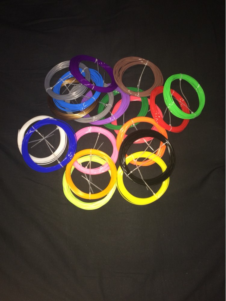 20 Colors 3D Filament ABS /PLA 1.75mm 3D Printer Filament Materials (10M/color ,total 200M) For 3D Printing Pen 3D Printer