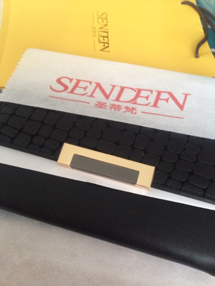 SENDEFN Vintage Genuine Leather Long Fashion Women Wallets Designer Brand Clutch Purse Lady Party Wallet Female Card Holder 