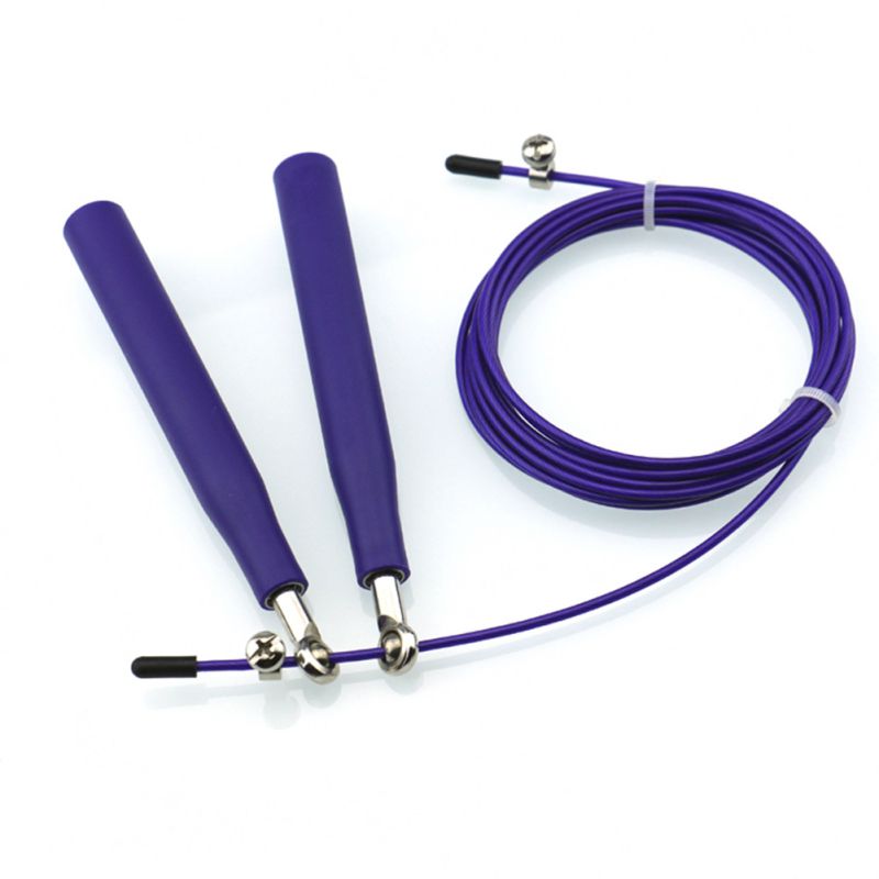 8 Colors Adjustable skipping rope 3M Speed Steel Wire Skipping Jump Rope Crossfit Crossfit MMA Box Gome Gym Fitnesss Equipment