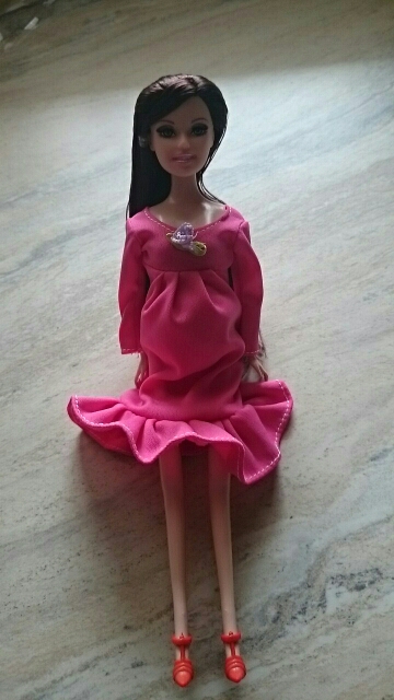 UCanaan New Educational Real Pregnant Doll Suits Mom Doll Have A Baby in Her Tummy Best Friend Play with Girls Toys Best Gift