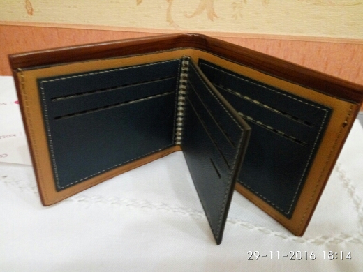 High Quality Vintage Men Genuine Leather Wallet New Famous Brand Luxury Male Purse Money Bag Credit Card Dollar Bill Holders