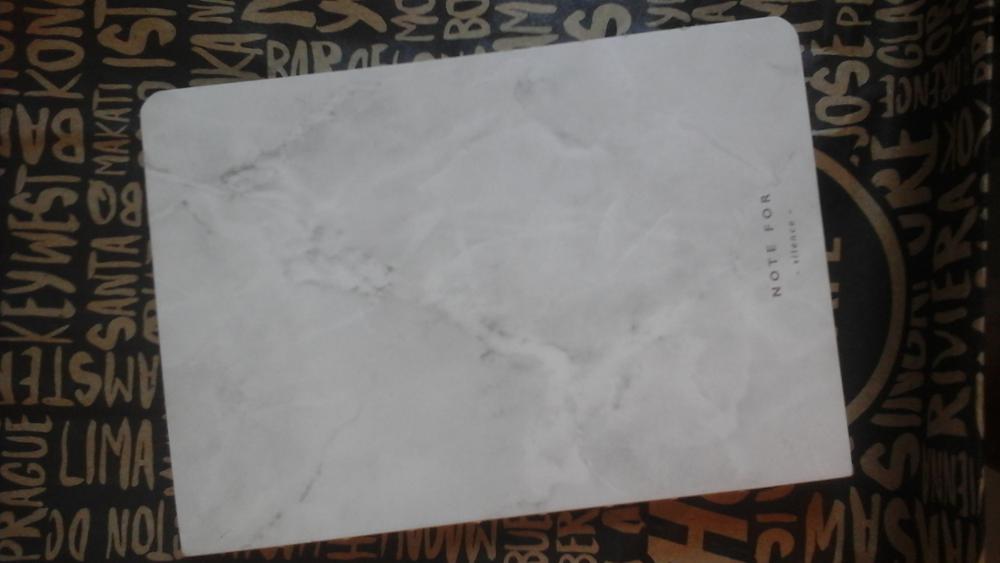 Japanese Cute Stationery Note for Silence 80 Pages Marble Designs A5 Empty Pages Notebook Journal DIY Personal Diary Note Book