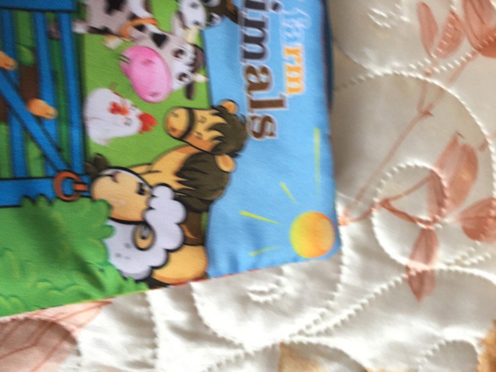 One Piece Retail Baby Toys Infant Kids Early Development Cloth Books Colorful Educational Unfolding Activity Book
