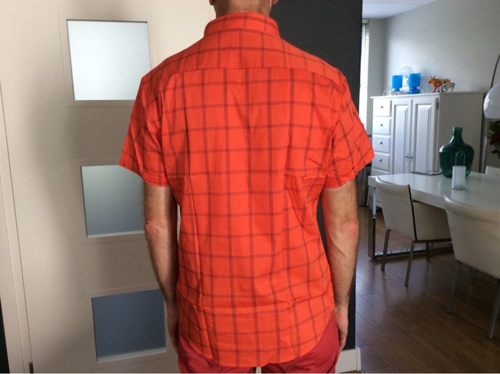 2016 New short sleeve men shirts Cotton Plaid shirts male casual Fashion mens shirts slim fit striped shirt men plus size 5XL