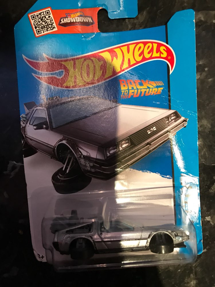 1:64 Hot Wheels Time Machine Metal Cars Back To The Future car model Classical alloy car kids Toys car gift