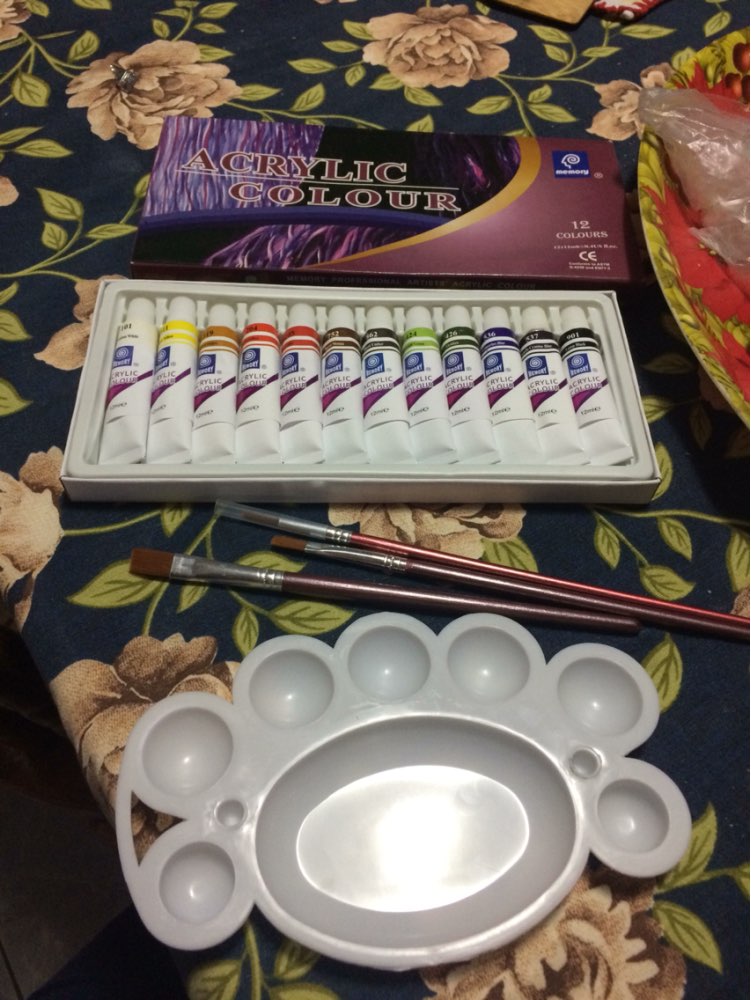 High Quality Acrylic Paints Tube Set Nail Art Painting Drawing Tool For The Artists 12ML 12 Colors offer paint brushes for free