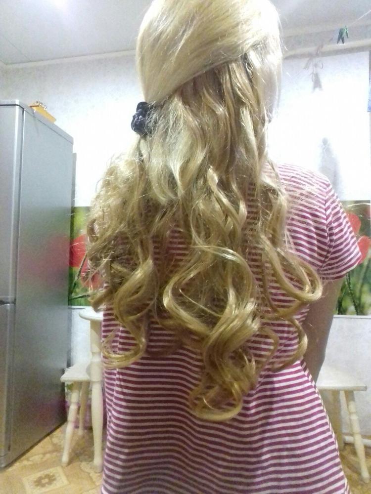 7pcs/set Clip In Hair Extension 22inch Long Curly Wavy Fake Hair Pieces 16 Clip In False Hair Extensions Cheap Hairpiece B40