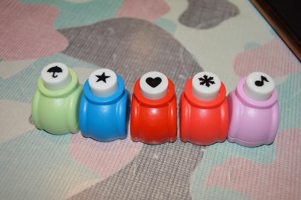 1 PCS Kid Child Mini Printing Paper Hand Shaper Scrapbook Tags Cards Craft DIY Punch Cutter Tool 8 Styles