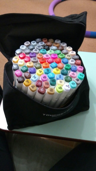 168 Colors/Set Touchnew Graphic Design  Art Markers Copic Marker Alcohol Based Double-end Permanent Marker Pen with Pen Case