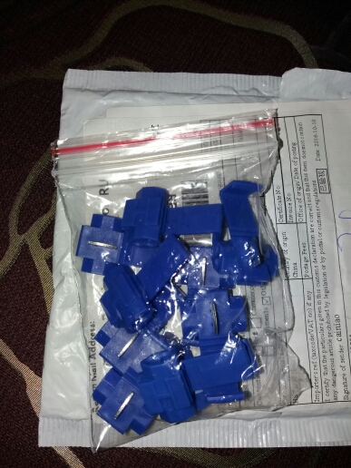 10pcs/lot 802P3 Blue Scotch Lock Quick Splice Crimp Terminal G14 18-14 AWG Hard Soft 0.75-2.5 Wire Connector Free Shipping