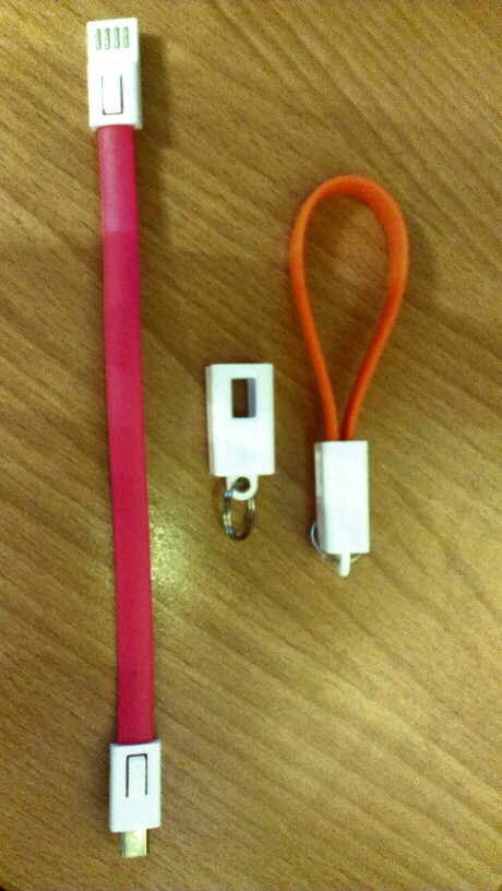 Portable Key Chain Key Ring Micro USB Charger Cable Cord for Android Samsung HTC On Car