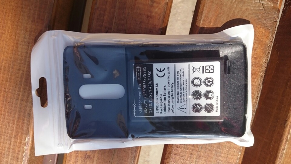 High Capacity 6800mAh Rechargeable Battery Bateria Replacement For LG G3 Battery D855 VS985 D830 D851 F400 D850, Free Shipping