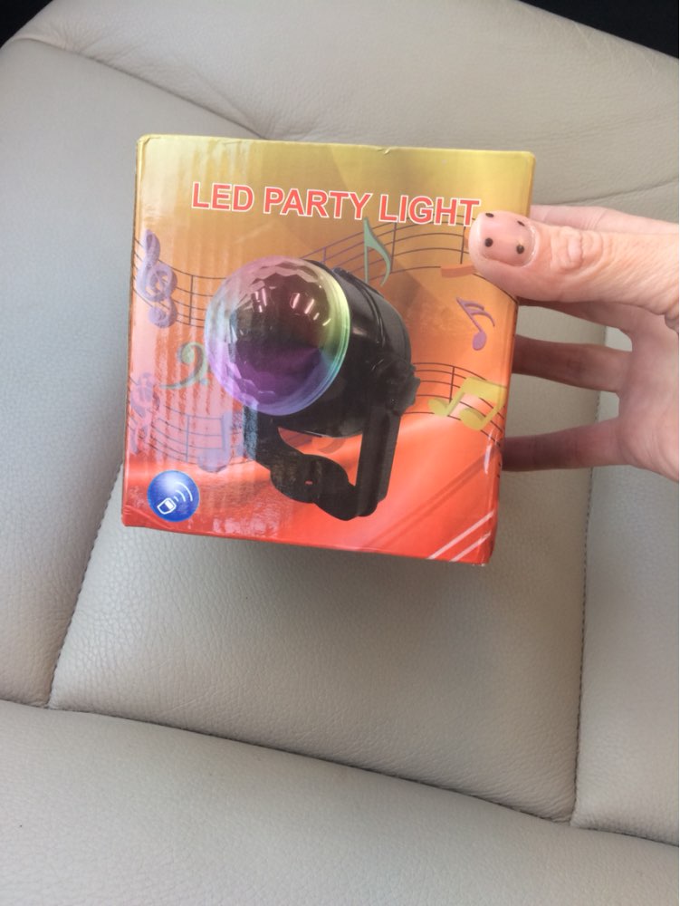 Car LED Music Lights DJ Mini RGB 18w LED MP3 Club Disco Party Crystal Magic Ball Stage Effect Rotating Bulb With USB Interface