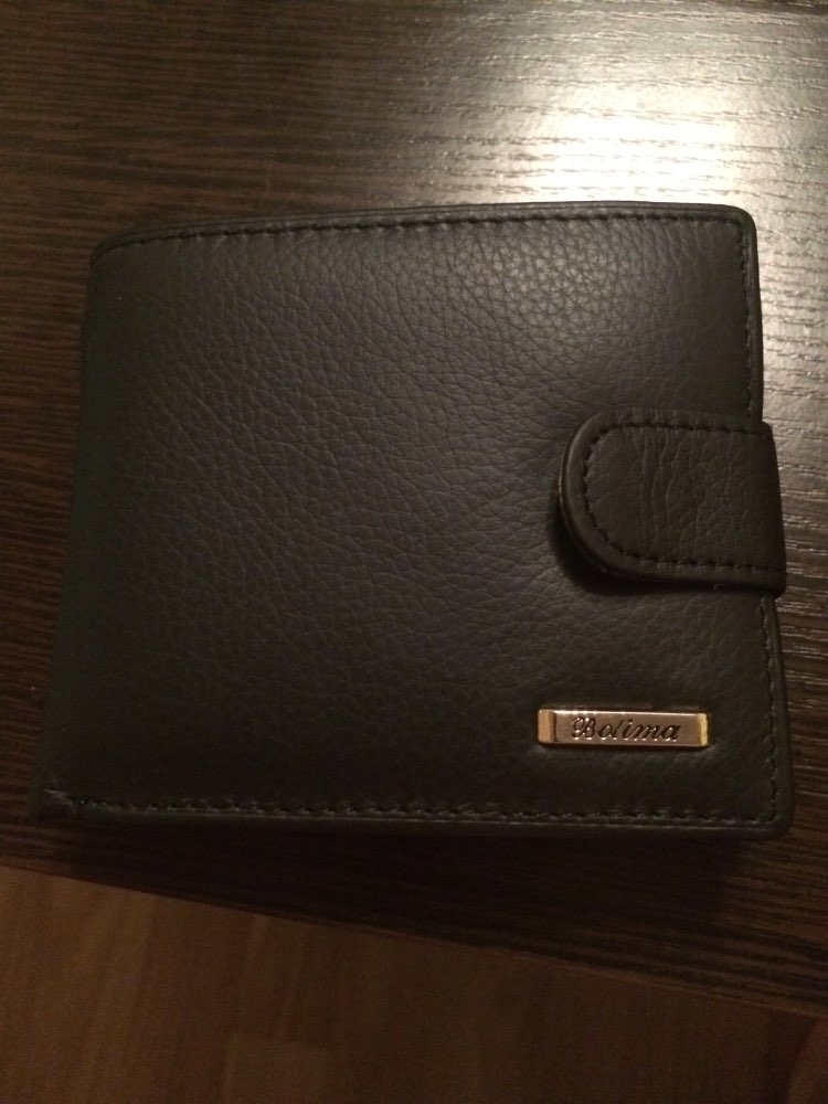 100% Real Cowhide Leather Wallet Men Coin Pocket Purse Carteira Masculina Brand Wallet Male Trifold Black Brown Genuine Wallet