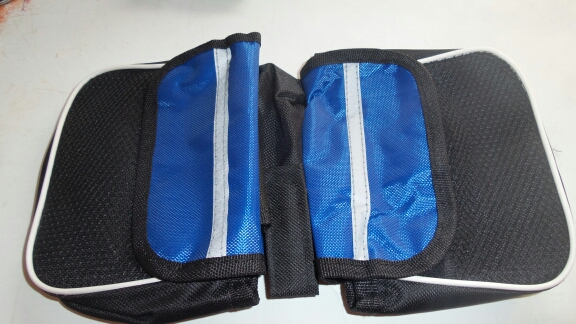 Bicycle Top Frame Pannier Front Tube Double Saddle Bag  Bag organize bag
