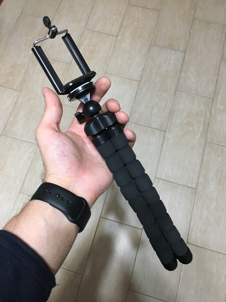 Mini portable sponge flexible tripods small/large size octopus tripods for camera or gopro xiaoyi and SJ 3000 4000 +phone holder