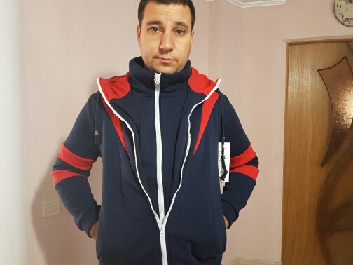 2016 New Casual Hoodies Men European Style Leisure Fleece Autumn Double Zipper Slim Long Sleeves  Sweatshirt tracksuit,1600
